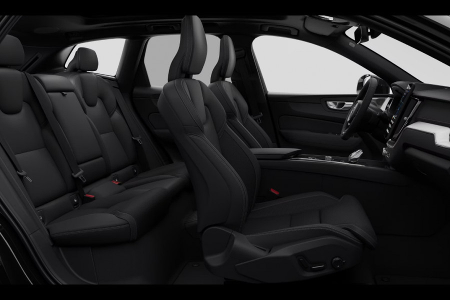 Volvo XC60 T8 406PK Automaat Plug-in Ultra Black Edition Exec Luchtvering/ Bowers & Wilkins/ Stoelventilatie/ Stoelverwarming voor en achter/ Stuurverwarming/ 22" Diamond Cut velgen/ Google infotainment/