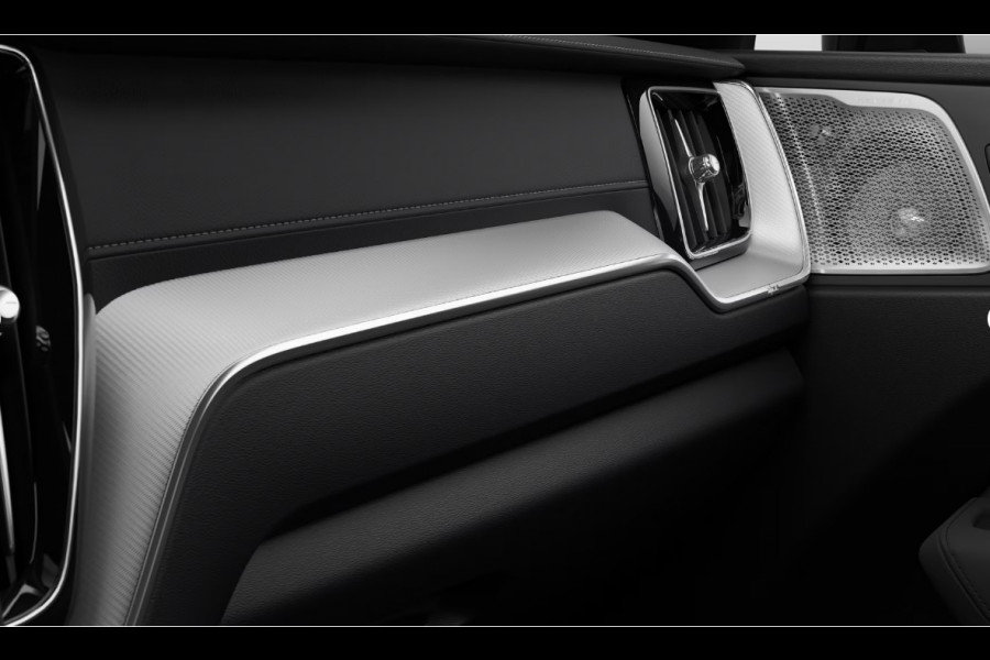 Volvo XC60 T8 406PK Automaat Plug-in Ultra Black Edition Exec Luchtvering/ Bowers & Wilkins/ Stoelventilatie/ Stoelverwarming voor en achter/ Stuurverwarming/ 22" Diamond Cut velgen/ Google infotainment/