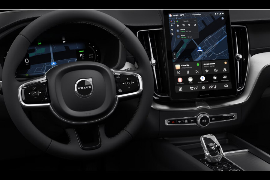 Volvo XC60 T8 406PK Automaat Plug-in Ultra Black Edition Exec Luchtvering/ Bowers & Wilkins/ Stoelventilatie/ Stoelverwarming voor en achter/ Stuurverwarming/ 22" Diamond Cut velgen/ Google infotainment/