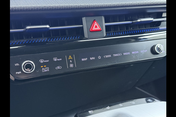 Kia Ev6 Plus Long Range 77.4kWh Trekhaak Leer+Ventilatie+Verwarming(+bank) Camera Adap.Cruise Warmtepomp Meridian®-Audio Stuur+Achterban SOH 100% Elek.Achterklep Apple Carplay Android Privacy Glas Pdc Lmv Led DAB 1.600KG Trekgewicht Dealeronderhouden