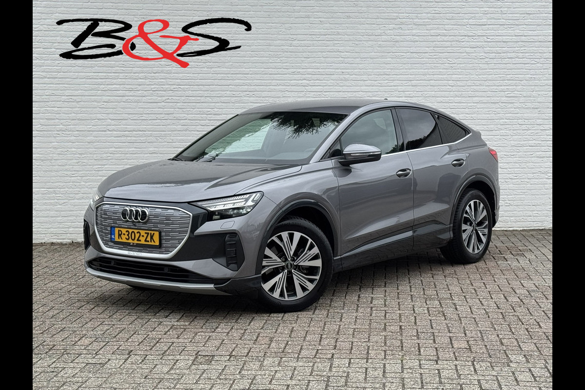 Audi Q4 Sportback e-tron 35 Advanced edition 55 kWh SOh 92% Sportstoelen 19 inch LM Keyless Led Elektrische a-klep