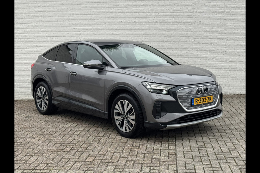 Audi Q4 Sportback e-tron 35 Advanced edition 55 kWh SOh 92% Sportstoelen 19 inch LM Keyless Led Elektrische a-klep