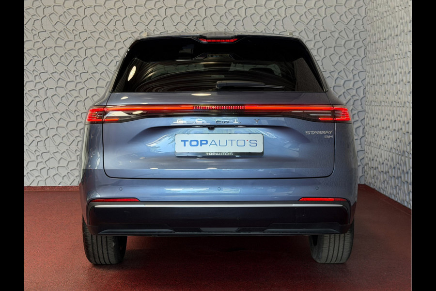 GEELY Starray EM-i MAX+ PHEV LONG RANGE NIEUWE AUTO | 29,8 kWh ACCU | 136 KM WLTP | PANORAMADAK | STOELVERWARMING/KOELING | LEER | MET MASSAGE