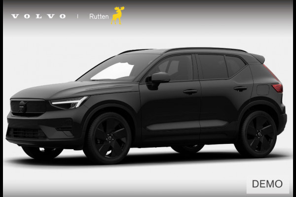 Volvo EX40 Single Ext. Range Ultra Black Edition Europa / Panoramadak / Adaptive cruise control / 360 Camera / Elektrisch bedienbare stoelen met geheugen / Apple Carplay / Android auto /