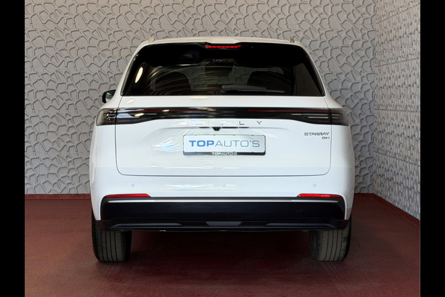 GEELY Starray EM-i MAX+ PHEV LONG RANGE NIEUWE AUTO | 29,8 kWh ACCU | 136 KM WLTP | PANORAMADAK | STOELVERWARMING/KOELING | LEER | MET MASSAGE