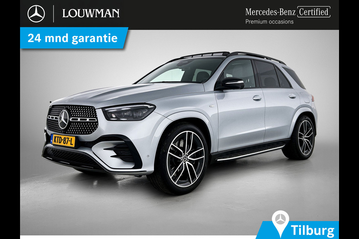 Mercedes-Benz GLE 400 e 4MATIC AMG Plug-In Hybride Trekhaak | AMG Line | Night Pakket | Airmatic | Panorama Schuif-Kanteldak | Memory Voorstoelen. Inclusief 24 maanden Mercedes-Benz Certified garantie voor Europa.