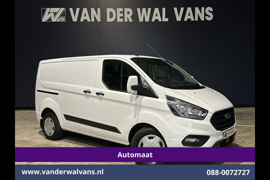 Ford Transit Custom 2.0 TDCI 131pk Automaat L1H1 Euro6 Airco | Navigatie | LED | Adapatieve Cruisecontrol Stoelverwarming, Verwarmde voorruit, Parkeersensoren, Bijrijdersbank
