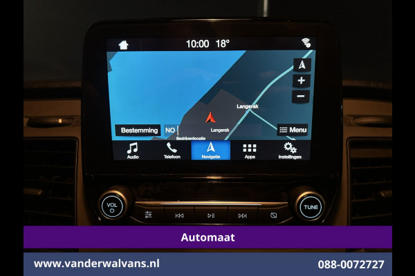 Ford Transit Custom 2.0 TDCI 131pk Automaat L1H1 Euro6 Airco | Navigatie | LED | Adapatieve Cruisecontrol Stoelverwarming, Verwarmde voorruit, Parkeersensoren, Bijrijdersbank