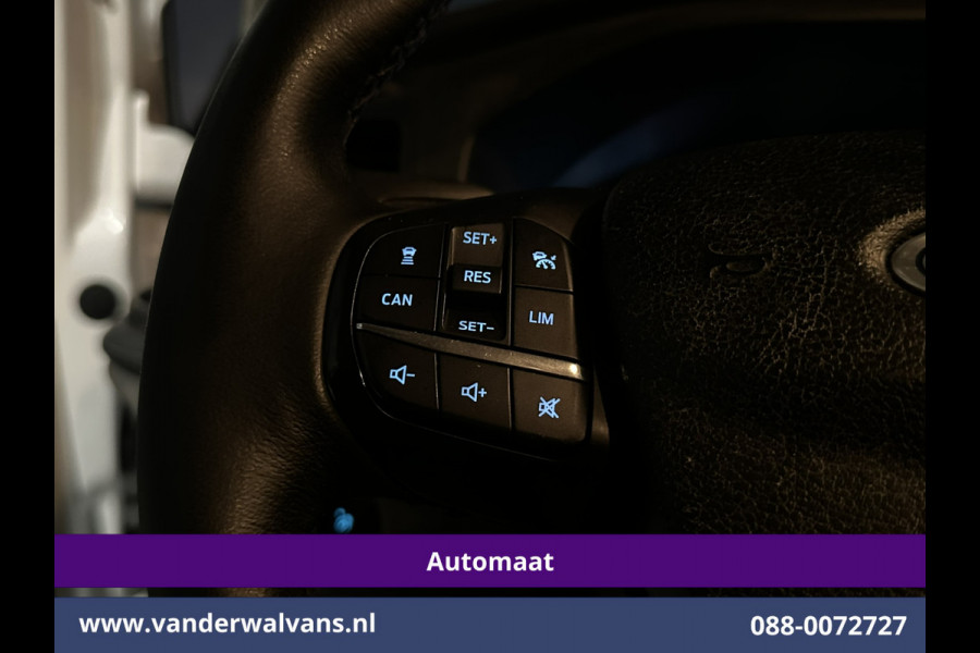 Ford Transit Custom 2.0 TDCI 131pk Automaat L1H1 Euro6 Airco | Navigatie | LED | Adapatieve Cruisecontrol Stoelverwarming, Verwarmde voorruit, Parkeersensoren, Bijrijdersbank