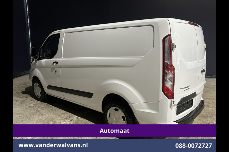 Ford Transit Custom 2.0 TDCI 131pk Automaat L1H1 Euro6 Airco | Navigatie | LED | Adapatieve Cruisecontrol Stoelverwarming, Verwarmde voorruit, Parkeersensoren, Bijrijdersbank