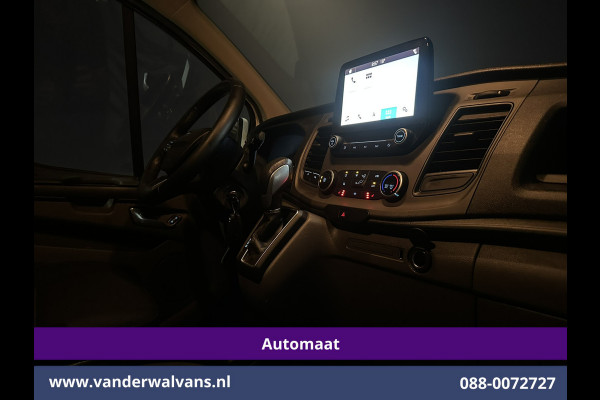 Ford Transit Custom 2.0 TDCI 131pk Automaat L1H1 Euro6 Airco | Navigatie | LED | Adapatieve Cruisecontrol Stoelverwarming, Verwarmde voorruit, Parkeersensoren, Bijrijdersbank