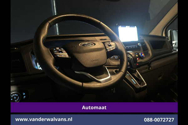 Ford Transit Custom 2.0 TDCI 131pk Automaat L1H1 Euro6 Airco | Navigatie | LED | Adapatieve Cruisecontrol Stoelverwarming, Verwarmde voorruit, Parkeersensoren, Bijrijdersbank