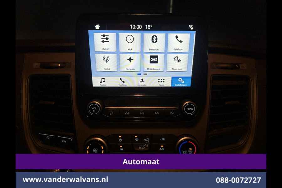 Ford Transit Custom 2.0 TDCI 131pk Automaat L1H1 Euro6 Airco | Navigatie | LED | Adapatieve Cruisecontrol Stoelverwarming, Verwarmde voorruit, Parkeersensoren, Bijrijdersbank