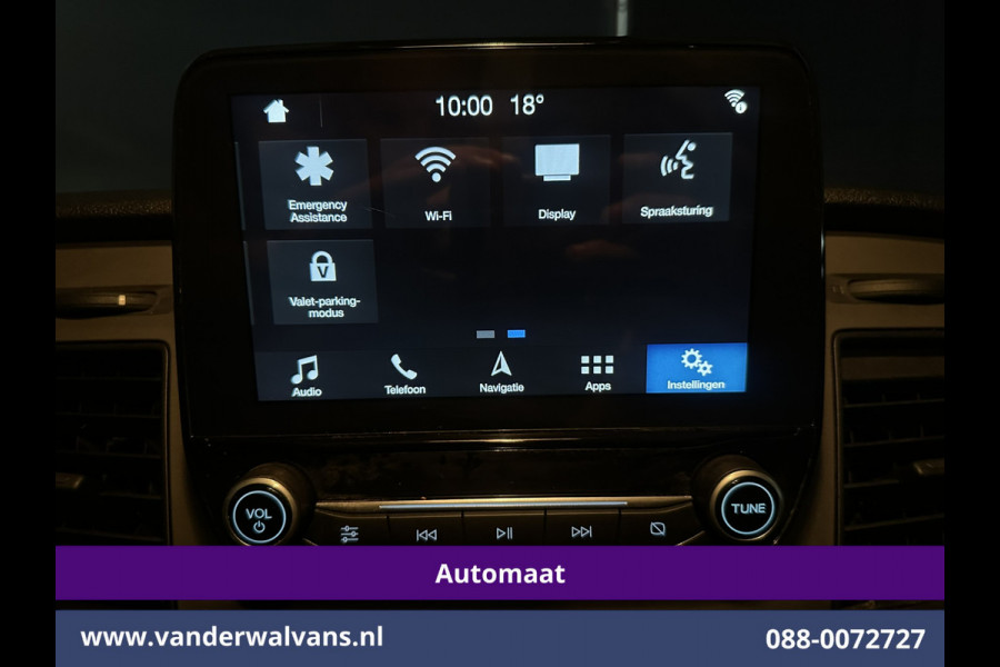 Ford Transit Custom 2.0 TDCI 131pk Automaat L1H1 Euro6 Airco | Navigatie | LED | Adapatieve Cruisecontrol Stoelverwarming, Verwarmde voorruit, Parkeersensoren, Bijrijdersbank