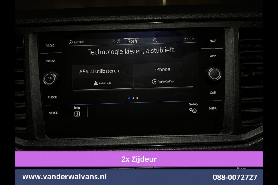 Volkswagen Crafter 2.0 TDI 177pk L3H3 L2H2 Euro6 Airco | 2x Zijdeur | Camera | Navigatie | Apple Carplay Android Auto, Bijrijdersbank