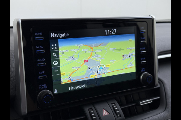 Toyota RAV4 2.5I Hybride Leer+Verwarming+Memory Adap.Cruise Navi Camera Ecc Apple Carplay Android Auto Miracast™ Elek.Achterklep Active Stuur+Voorruit+Achterbankverwarming Keyless Lane Assist Privacy Glas Lmv Elek.Stoel Bluetooth Led