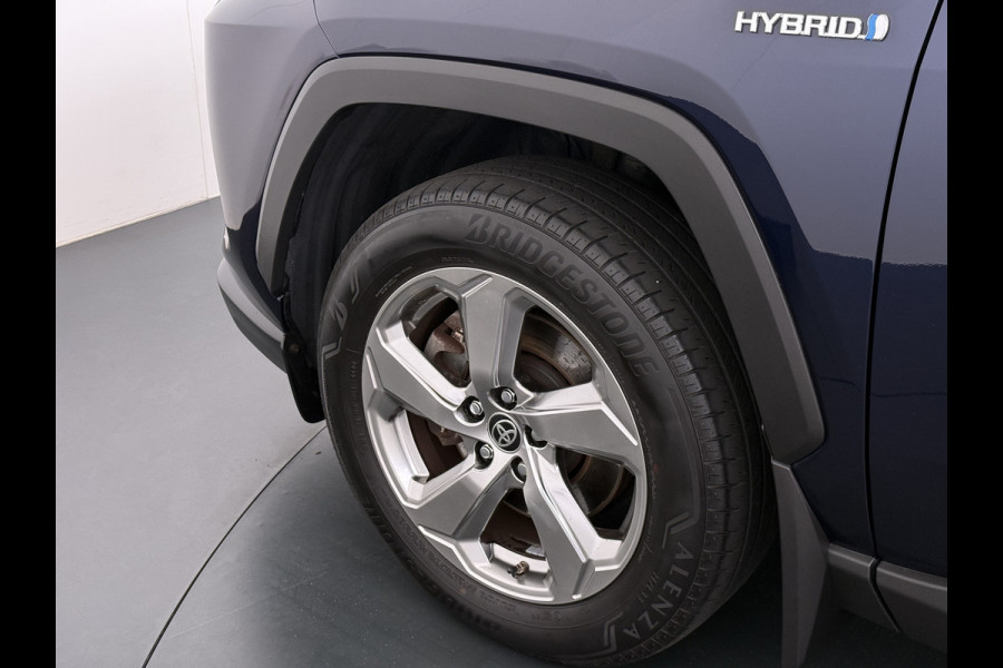 Toyota RAV4 2.5I Hybride Leer+Verwarming+Memory Adap.Cruise Navi Camera Ecc Apple Carplay Android Auto Miracast™ Elek.Achterklep Active Stuur+Voorruit+Achterbankverwarming Keyless Lane Assist Privacy Glas Lmv Elek.Stoel Bluetooth Led