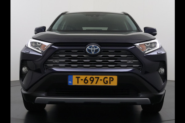 Toyota RAV4 2.5I Hybride Leer+Verwarming+Memory Adap.Cruise Navi Camera Ecc Apple Carplay Android Auto Miracast™ Elek.Achterklep Active Stuur+Voorruit+Achterbankverwarming Keyless Lane Assist Privacy Glas Lmv Elek.Stoel Bluetooth Led