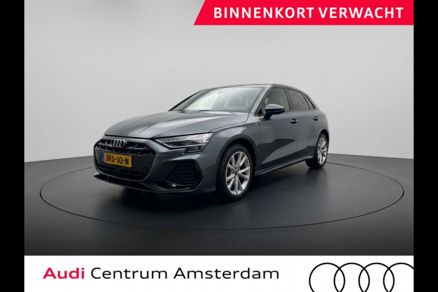 Audi A3 Sportback 40 TFSI e S edition 204 pk S-tronic | Verlengde garantie | Navigatie | Parkeersensoren (Park assist) | Achteruitrijcamera | Adaptieve cruise control | Autom. airco (3 zones) | S-Line |