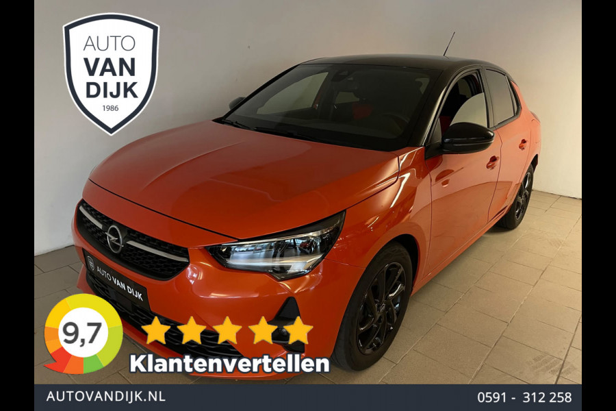 Opel Corsa 1.2 GS Line AIRCO CRUISE ZWART DAK ZWARTE 16 INCH VELGEN SPORTSTOELEN APPLE CARPLAY