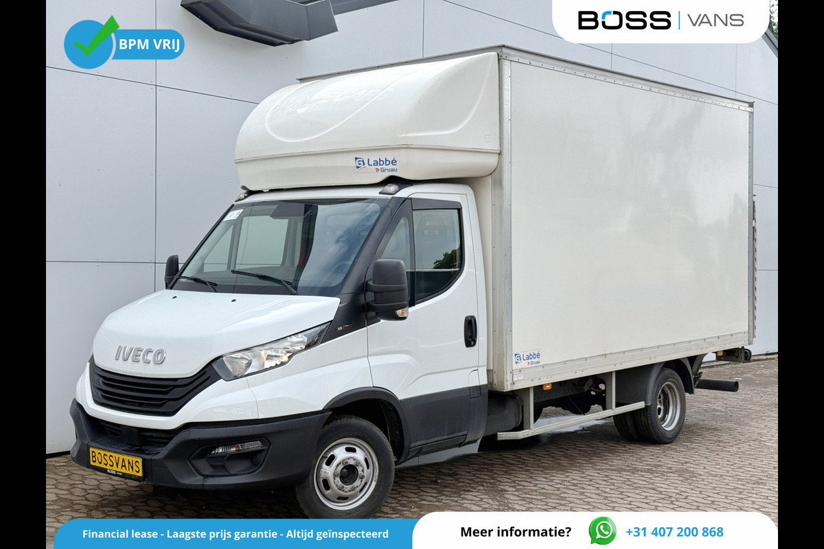 Iveco Daily 35C16 3.0 160PK Laadklep Zijdeur Camera Climate Control Bluetooth Bakwagen Meubelbak Koffer