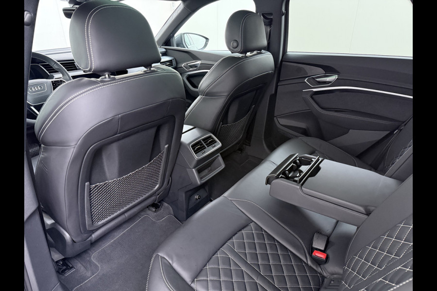 Audi e-tron Sportback 55 Quattro 408PK S-Line Edition 95kWh Panoramadak Adap.Cruise Camera Leder+Verwarmd B&O-Audio Elek.Stoelen Memory Navi Apple Car SOH 91% AWD Lmv 22" Elek.Achterklep Privacy Glas Isofix 4WD Origineel Nederlandse Auto