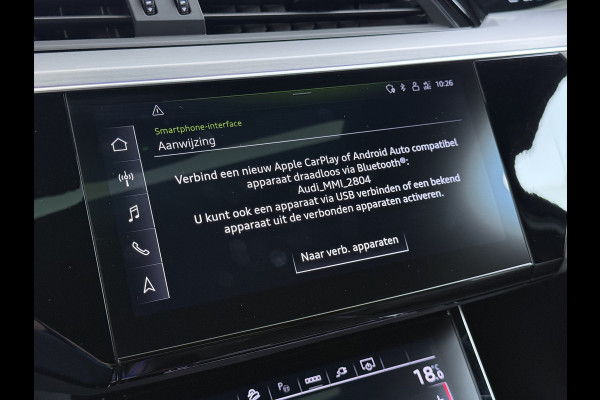 Audi e-tron Sportback 55 Quattro 408PK S-Line Edition 95kWh Panoramadak Adap.Cruise Camera Leder+Verwarmd B&O-Audio Elek.Stoelen Memory Navi Apple Car SOH 91% AWD Lmv 22" Elek.Achterklep Privacy Glas Isofix 4WD Origineel Nederlandse Auto