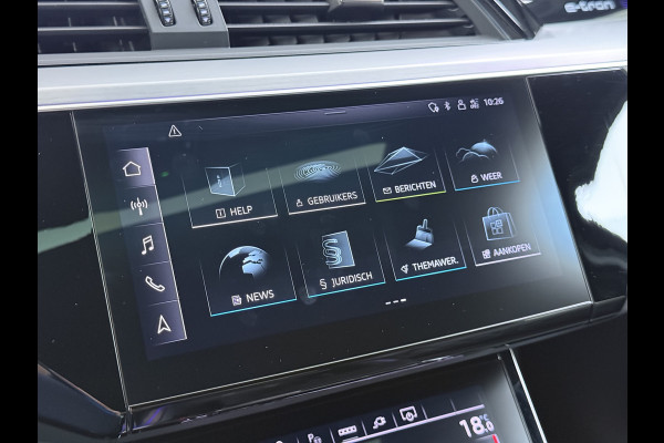 Audi e-tron Sportback 55 Quattro 408PK S-Line Edition 95kWh Panoramadak Adap.Cruise Camera Leder+Verwarmd B&O-Audio Elek.Stoelen Memory Navi Apple Car SOH 91% AWD Lmv 22" Elek.Achterklep Privacy Glas Isofix 4WD Origineel Nederlandse Auto
