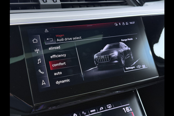 Audi e-tron Sportback 55 Quattro 408PK S-Line Edition 95kWh Panoramadak Adap.Cruise Camera Leder+Verwarmd B&O-Audio Elek.Stoelen Memory Navi Apple Car SOH 91% AWD Lmv 22" Elek.Achterklep Privacy Glas Isofix 4WD Origineel Nederlandse Auto