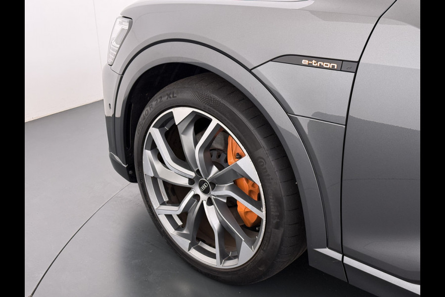 Audi e-tron Sportback 55 Quattro 408PK S-Line Edition 95kWh Panoramadak Adap.Cruise Camera Leder+Verwarmd B&O-Audio Elek.Stoelen Memory Navi Apple Car SOH 91% AWD Lmv 22" Elek.Achterklep Privacy Glas Isofix 4WD Origineel Nederlandse Auto