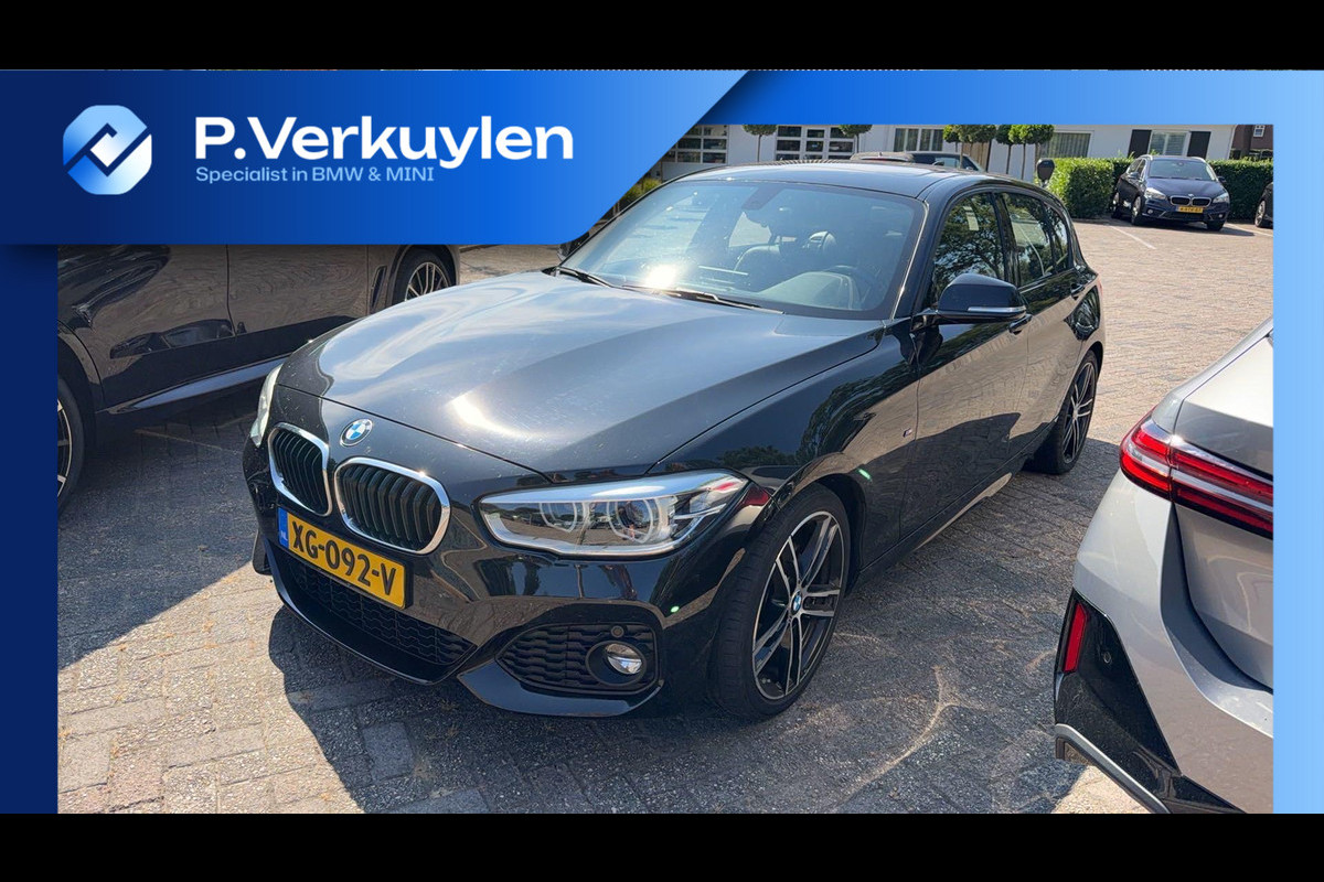 BMW 1-serie 118i High Executive M SPORT | LEDER | NAVIGATIE | CLIMATE CONTROL | SCHUIFDAK |