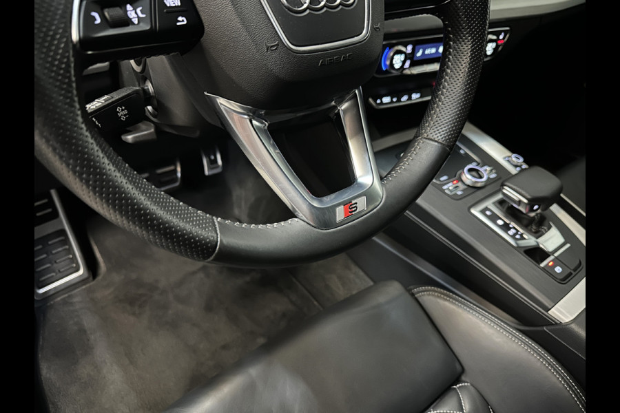 Audi Q5 55 367pk S-Line | Luchtvering | #RS Leder | 96% SOH | Camera | Virtual | Keyless | Trekhaak 1750kg | Quantum Grijs | 3-Zone Clima. | Mw.Pr; 87848,=.