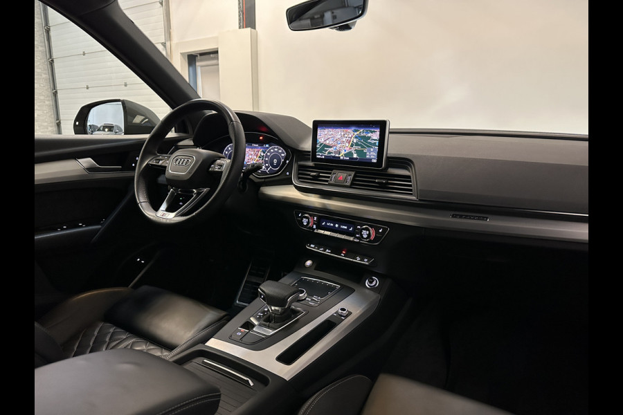 Audi Q5 55 367pk S-Line | Luchtvering | #RS Leder | 96% SOH | Camera | Virtual | Keyless | Trekhaak 1750kg | Quantum Grijs | 3-Zone Clima. | Mw.Pr; 87848,=.