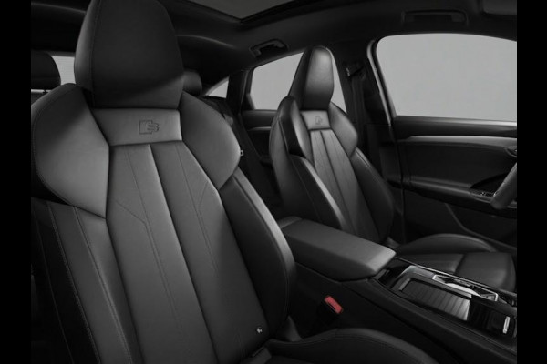 Audi Q6 Sportback e-tron S edition e-tron 83Kwh 252 pk | Glazen panoramadak | Trekhaak, mechanisch draaibaar | Exterieurpakket zwart | S line zwart leder-kunstleder |