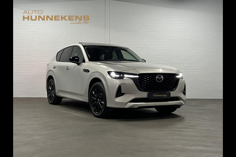 Mazda CX-60 CX-60 2.5 Homura Trekhaak | Adapt. cruise | Open dak | Stoelventilatie | 360 camera | Head-up | Stuur-/Stuurverwarming | Bose | Pano