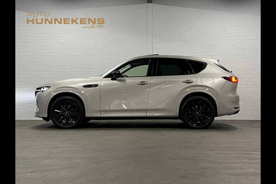 Mazda CX-60 CX-60 2.5 Homura Trekhaak | Adapt. cruise | Open dak | Stoelventilatie | 360 camera | Head-up | Stuur-/Stuurverwarming | Bose | Pano