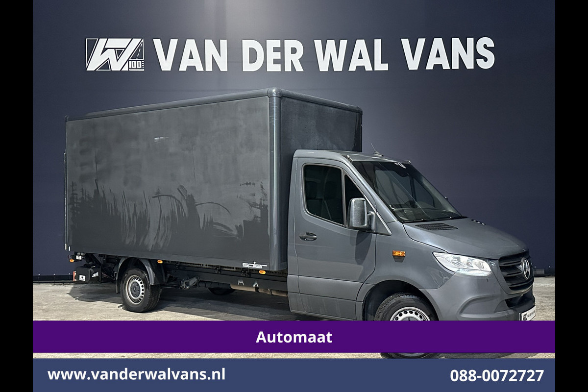 Mercedes-Benz Sprinter 316 CDI 164pk Automaat Bakwagen Laadklep Euro6 Airco | Apple Carplay | Cruisecontrol Android Auto, Bijrijdersbank
