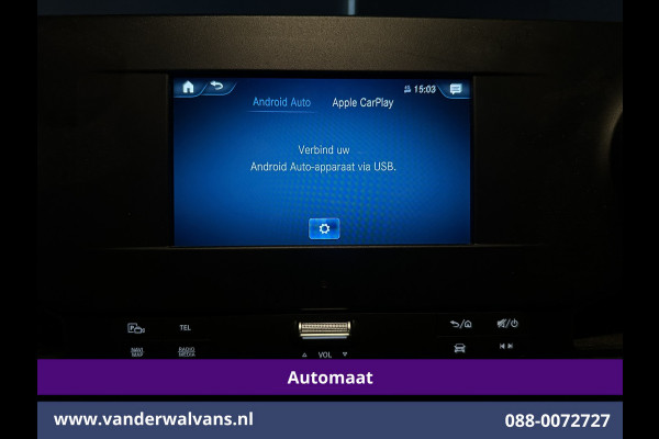 Mercedes-Benz Sprinter 317 CDI 170pk 9G-Tronic Automaat 3500kg Trekhaak L3H2 Euro6 Airco | Camera | Navigatie | Apple Carplay Android Auto, Bijrijdersbank
