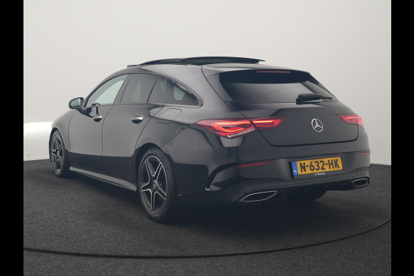 Mercedes-Benz CLA-Klasse Shooting Brake 200 Business Solution AMG 164pk Dealer O.H. | Panodak | Camera | Multi Beam LED | Alcantara Sportstoelen Memory & Verwarmd | Sfeerverlichting | Keyless | Apple Carplay | Cruise Control | Navigatie | DAB |