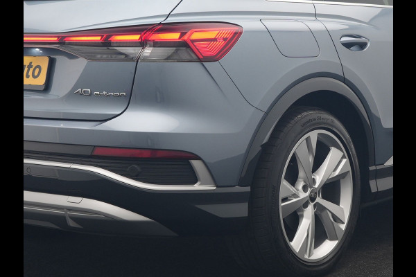 Audi Q4 e-tron 40 S Line 82 kWh 204pk Dealer O.H | Trekhaak Af Fabriek | Adaptive Cruise | Keyless | Lederen Sportstoelen Verwarmd | BLIS | Apple Carplay | Lane Assist | Virtual | Navigatie | DAB | 20"L.M |
