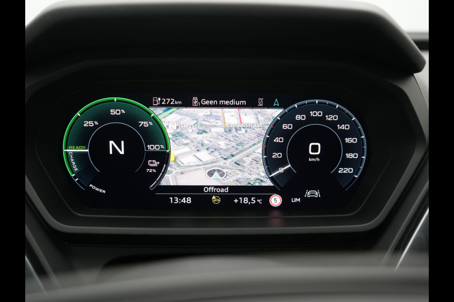 Audi Q4 e-tron 40 S Line 82 kWh 204pk Dealer O.H | Trekhaak Af Fabriek | Adaptive Cruise | Keyless | Lederen Sportstoelen Verwarmd | BLIS | Apple Carplay | Lane Assist | Virtual | Navigatie | DAB | 20"L.M |