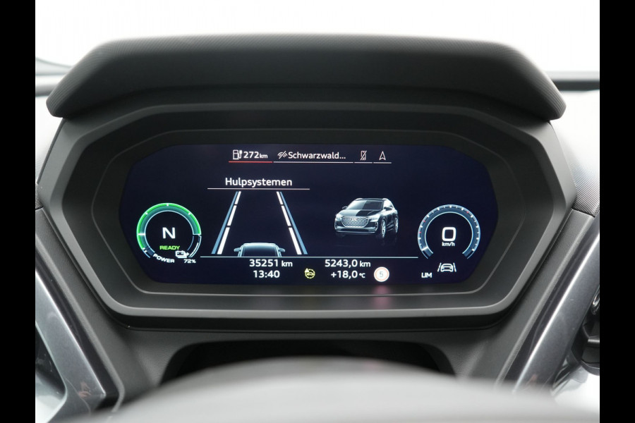 Audi Q4 e-tron 40 S Line 82 kWh 204pk Dealer O.H | Trekhaak Af Fabriek | Adaptive Cruise | Keyless | Lederen Sportstoelen Verwarmd | BLIS | Apple Carplay | Lane Assist | Virtual | Navigatie | DAB | 20"L.M |