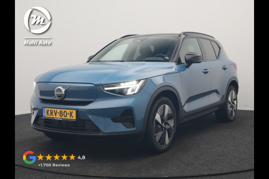 Volvo XC40 Single Motor Long Range Plus 82 kWh 252pk Dealer O.H | Trekhaak Af Fabriek | Camera | Adaptive Cruise | Sportstoelen Verwarmd | Pilot Assist | Google Assistant & Maps | BLIS | Keyless | Virtual | Navigatie | DAB | 19"L.M |