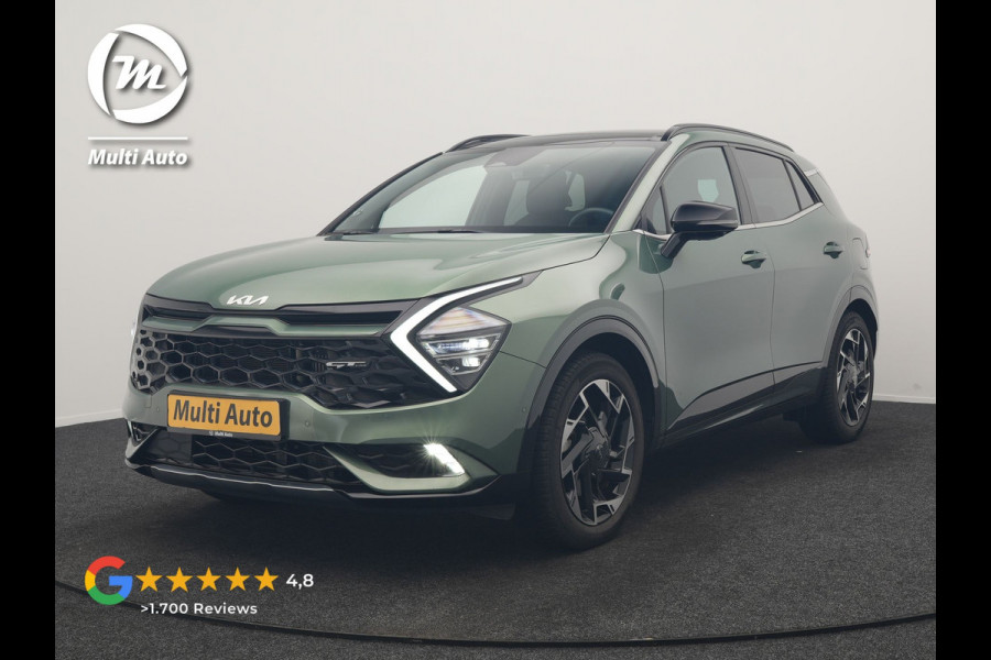 Kia Sportage 1.6 T-GDi PHEV AWD GT-Line 265pk Dealer O.H | Trekhaak Afn. | Panodak | Adaptive Cruise | 360 Camera | Harman / Kardon | Lederen Sportstoelen Memory & Ventilatie | Keyless | Apple Carplay | Pilot Assist | Stuur & Stoelverwarming | Sfeerverlichting | Virtual | Navigatie | DAB | 19"L.M | Plug In Hybrid |