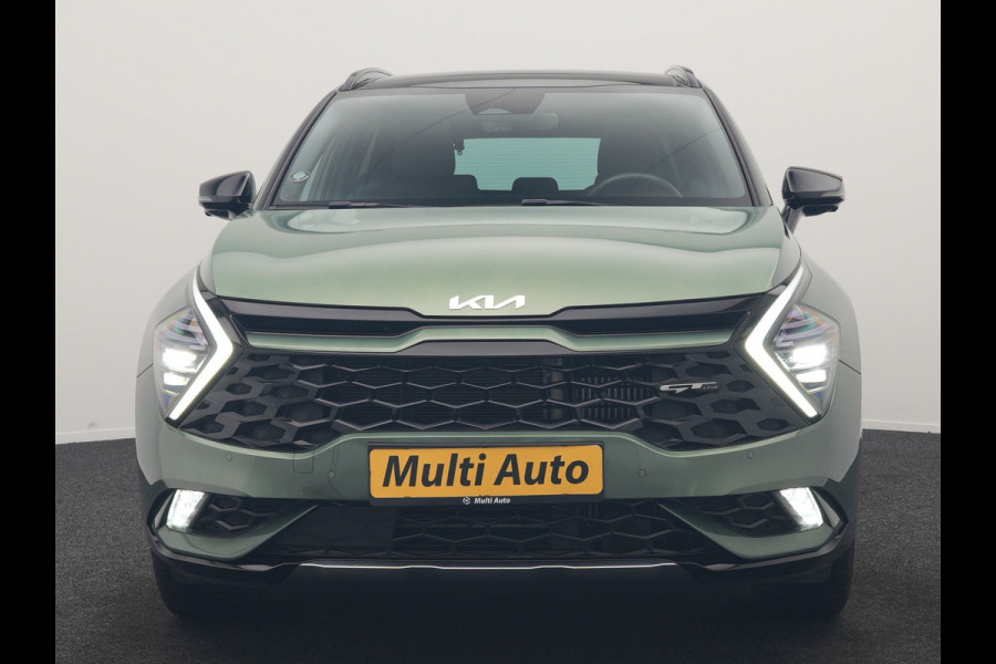 Kia Sportage 1.6 T-GDi PHEV AWD GT-Line 265pk Dealer O.H | Trekhaak Afn. | Panodak | Adaptive Cruise | 360 Camera | Harman / Kardon | Lederen Sportstoelen Memory & Ventilatie | Keyless | Apple Carplay | Pilot Assist | Stuur & Stoelverwarming | Sfeerverlichting | Virtual | Navigatie | DAB | 19"L.M | Plug In Hybrid |