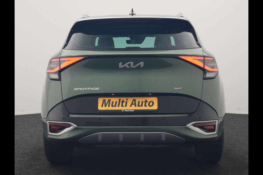 Kia Sportage 1.6 T-GDi PHEV AWD GT-Line 265pk Dealer O.H | Trekhaak Afn. | Panodak | Adaptive Cruise | 360 Camera | Harman / Kardon | Lederen Sportstoelen Memory & Ventilatie | Keyless | Apple Carplay | Pilot Assist | Stuur & Stoelverwarming | Sfeerverlichting | Virtual | Navigatie | DAB | 19"L.M | Plug In Hybrid |