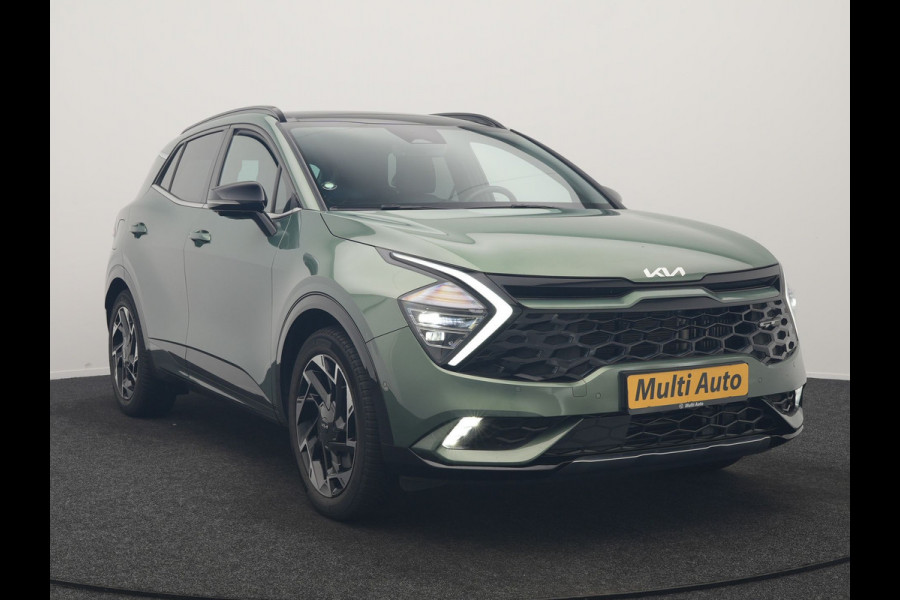 Kia Sportage 1.6 T-GDi PHEV AWD GT-Line 265pk Dealer O.H | Trekhaak Afn. | Panodak | Adaptive Cruise | 360 Camera | Harman / Kardon | Lederen Sportstoelen Memory & Ventilatie | Keyless | Apple Carplay | Pilot Assist | Stuur & Stoelverwarming | Sfeerverlichting | Virtual | Navigatie | DAB | 19"L.M | Plug In Hybrid |