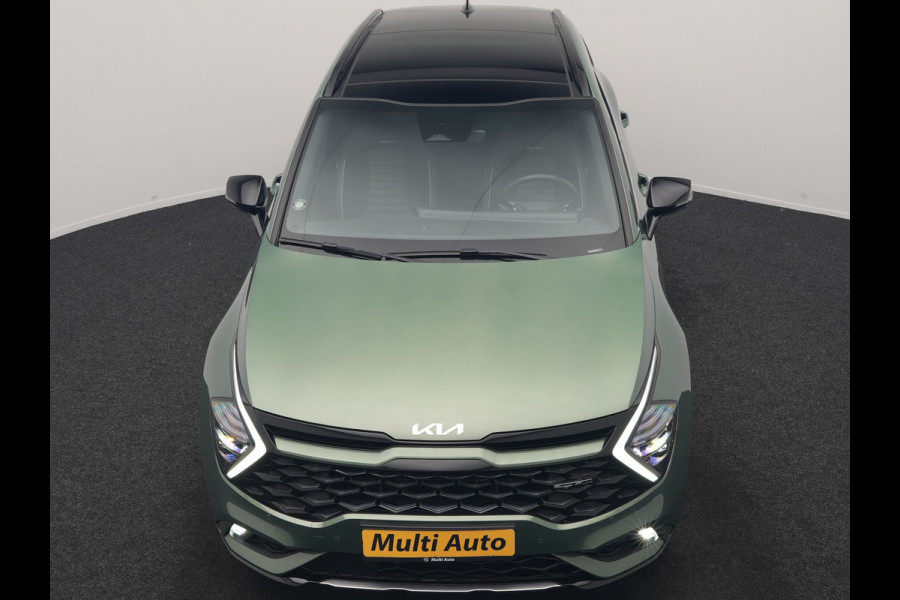 Kia Sportage 1.6 T-GDi PHEV AWD GT-Line 265pk Dealer O.H | Trekhaak Afn. | Panodak | Adaptive Cruise | 360 Camera | Harman / Kardon | Lederen Sportstoelen Memory & Ventilatie | Keyless | Apple Carplay | Pilot Assist | Stuur & Stoelverwarming | Sfeerverlichting | Virtual | Navigatie | DAB | 19"L.M | Plug In Hybrid |