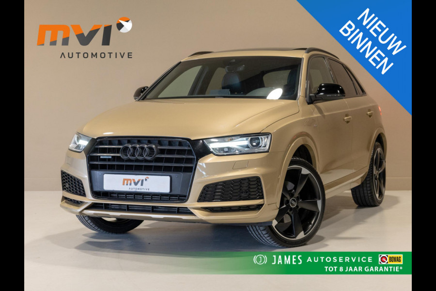 Audi Q3 2.0 TFSI quattro Sport 3x S-Line Edition / 220pk / Trekhaak / Panorama dak / Nappaleder / Bose / Elektrische stoelverstelling /