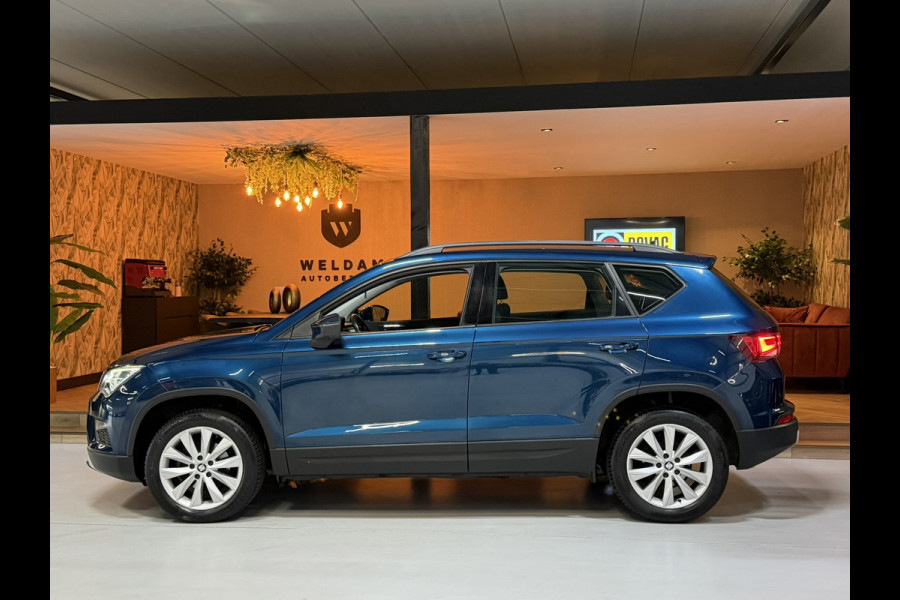 Seat Ateca 1.0 EcoTSI Style Edition|Lava Blue|Dealer Onderhouden|AllSeason|Virtual Cockpit|LED|Navi|CarPlay|Cruise|PDC|Rijklaar